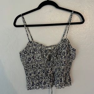 Doen blue n white tank